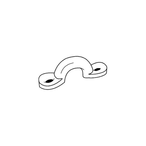 Sea-Dog Nylon Pad Eye - 3/8 Inch Whi, No 081311-1 081311-1 - main